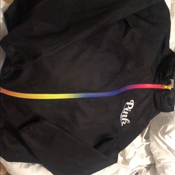 100% Authentic Victoria Secret PINK Track Jacket - Picture 1 of 3